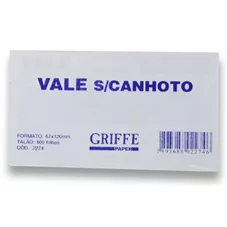 VALE S/CANHOTO C/100FLS PC/20BL