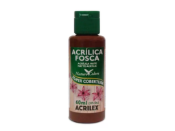 ACRILICA FOSCA 60ML MARROM PC/3UN