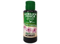 ACRILICA FOSCA 60ML PRETO PC/3UN