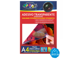 ADESIVO TRANSPARENTE A4 150G C/10FLS