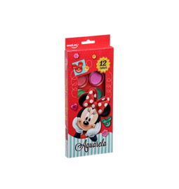 AQUARELA MINNIE 12 CORES + PINCEL