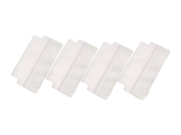 AUTO ADESIVO PLASTICO VISOR TRANSPARENTE C/20PCS