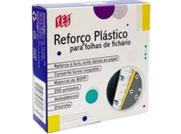 AUTO ADESIVO REFORCO P/FICHARIO C/250