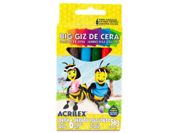 BIG GIZ DE CERA C/6CORES PC/12CX