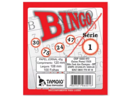 BINGO TAMOIO JORNAL 100FLS PCT C/15 BLS