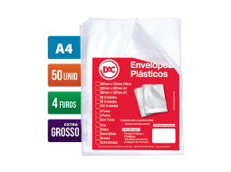 BLISTER A4 ENV EXTRA GROSSO 4F C/50