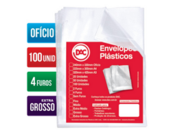 BLISTER OFICIO EXTRA GROSSO 4 FUROS C/100