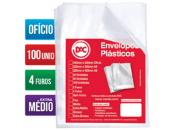 BLISTER OFICIO EXTRA MEDIO 4 FUROS C/100