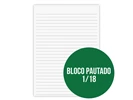 BLOCO PAUTADO 1/18 50F C/20