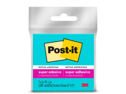 BLOCO POST-IT AZUL 76X76 45F