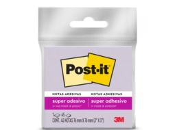 BLOCO POST-IT ROXO 76X76 45F