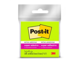 BLOCO POST-IT VERDE 76X76 45F