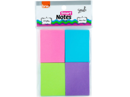 BLOCO SMART NOTES 38X51MM- COLOR RS/AZ/VD/RX - 50F