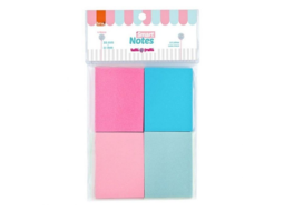 BLOCO SMART NOTES 38X51MM TUTTI FRUTTI 50FLS 4BLOCOS