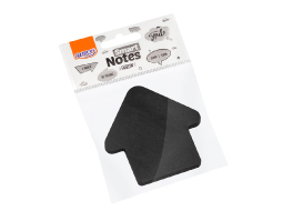 BLOCO SMART NOTES ARROW 70X70MM SETA - PRETO - 50FLS - 1BLOCO