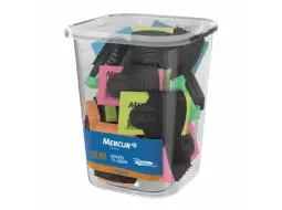 BORRACHA MERCUR TR BIG NEON PT C/15 PCS