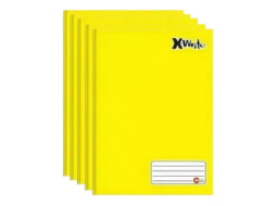CAD BROC 1/4 CD COST 48F X-WRITE AMARELO C/10