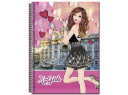 CAD CAPA DURA 200FLS 10X1 X-GIRL PC/4