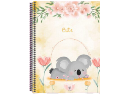 CAD CAPA DURA 96FLS 1X1 CUT CATS PC/6