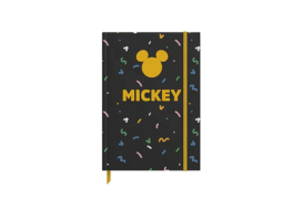 CADERNO MEDIO COM ELASTICO MICKEY