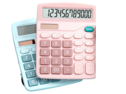 CALCULADORA DE MESA COM FONTE INTERNA MJ837C