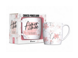 CANECA PORCELANA URBAN 300ML - AMOR DE MAE O MELHOR