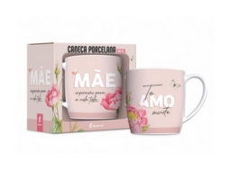 CANECA PORCELANA URBAN 300ML - MAE INSPIRACAO PARA A VIDA