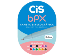 CANETA BPX POTE C/18 AZUL