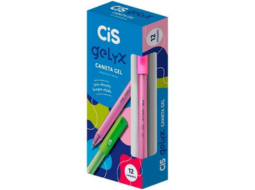 CANETA CIS GELYX C/12 NEON RS