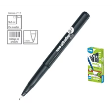 CANETA CIS ULTRA FINE ECO PRETA CX C/12