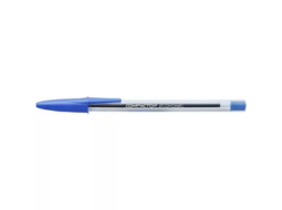 CANETA ESF ECONOMIC CRISTAL AZUL CX/50