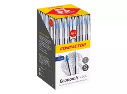 CANETA ESF ECONOMIC FINA-CX/50 VERMELHA