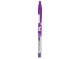 CANETA ESFEROGRAFICA JET LUX VIOLETA C/25