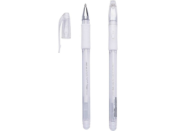 CANETA GEL GRIP BRANCA C/12