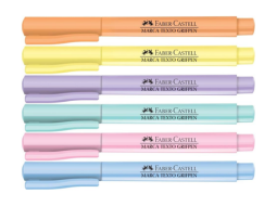 CANETA MARCA TEXTO TONS PASTEL MIX C/12