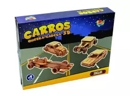 CARROS QUEBRA-CABECA 3 D