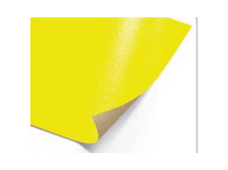 CARTAO FLUORESCENTE AMARELO 66X48CM C/20FLS