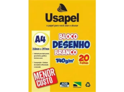 CD DESENHO BCO USAPEL 140G/M2 A4 C/20FLS