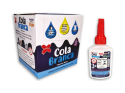 COLA BRANCA MAKE+ 40G CX/12UN