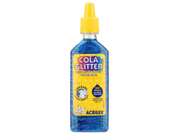 COLA GLITTER 35G AZUL 204 CX/12