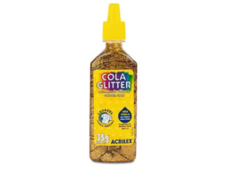 COLA GLITTER 35G OURO 201 CX/12