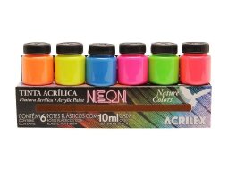 CONJ.NATURE COLORS NEON 6X10ML PC/3