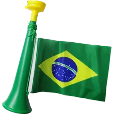 CORNETA COM BANDEIRA - (JS2508)