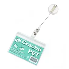 CRACHA RETRATRIL PET 5,6X9,5CM