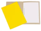 DUPLEX GRAMPO PLASTICO AMARELO PC/20