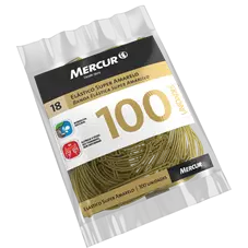 ELASTICO MERCUR SUPER AMARELO N.18 SC 100pcs 8,5cm