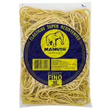 ELASTICO SUPER AMARELO FINO 50G C/60UN