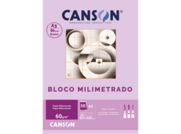 ESCOLAR MILIMETRADO CANSON A3 C/50FLS
