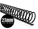 ESPIRAL DE 23MM C/60 PRETO P/140FLS