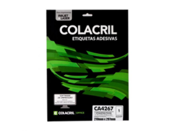 ETIQUETA 297x 210 x 1 FSC 25Fls - CA4267 - COLACRIL